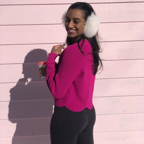 Wilfred - Berry Pink Sardou Sweater - Picture 1 of 3